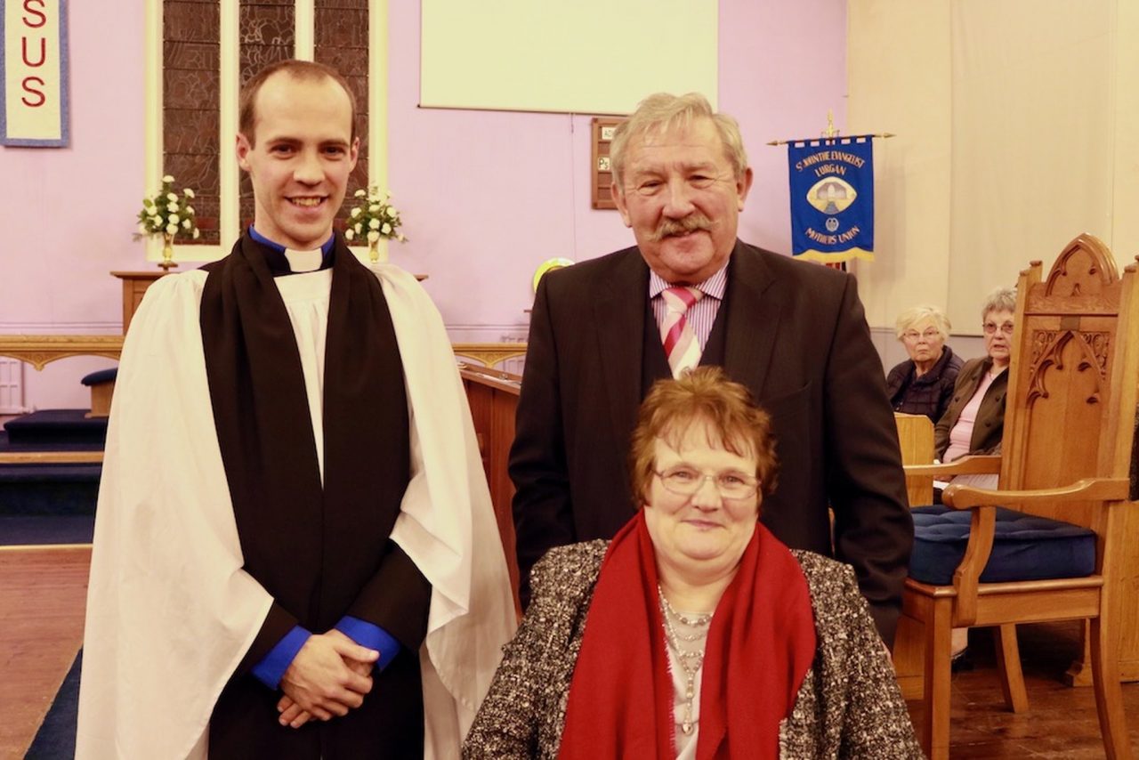 Raymond with parents, Freddie and Ruth